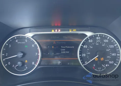 2021 Nissan Sentra Sv Xtronic Cvt из США, поврежденный, VIN 3N1AB8CV6MY282860